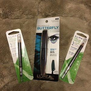 Makeup!  New in package mascara and eye liner.